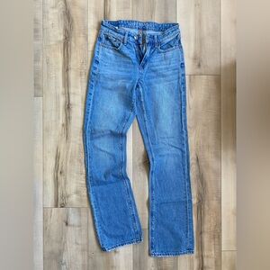 American Eagle Outfitters Classic Blue Straight Leg Jeans